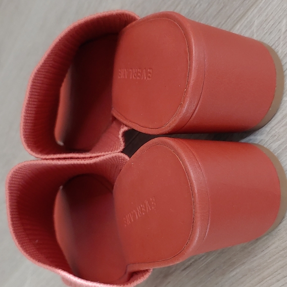 NEW Everlane Renew Ribbed Mules Coral size 5 - Picture 4 of 9